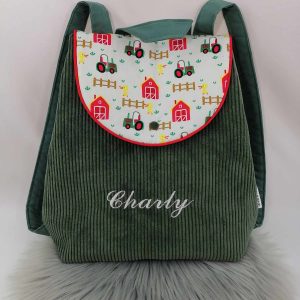 Sac à dos velours